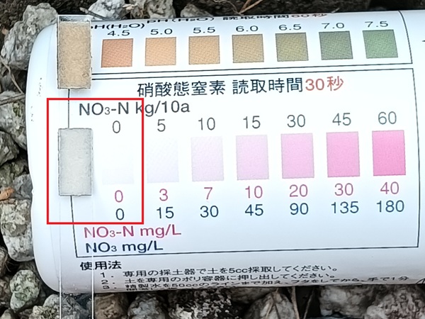 土壌検査 ベッチなし 窒素 2026.6中旬